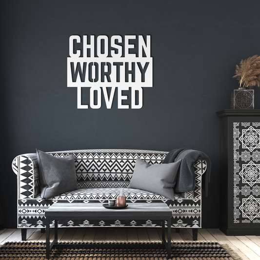 Chosen_Worthy_Loved_Metal_Wall_Art_White_Dark_Living_Room_Mockup.png