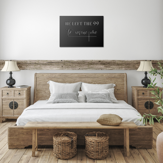 Christian_Metal_Wall_Art_He_Left_The_99_Black_Farmhouse_Bedroom_Mockup.png