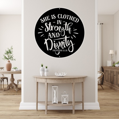 She Is Clothed In Strength - Proverbs 31:25