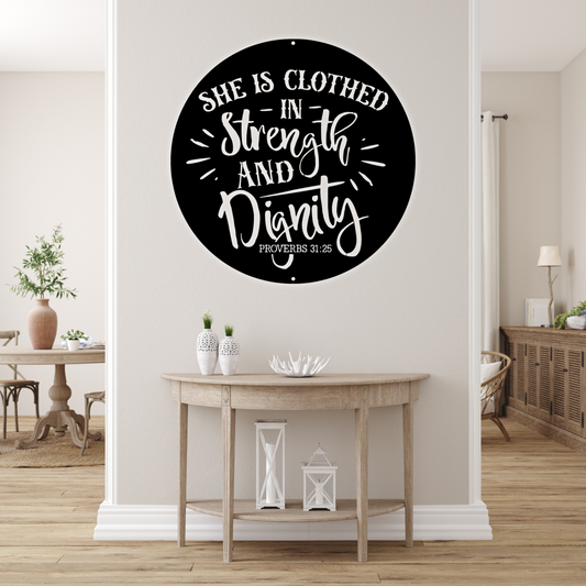 She Is Clothed In Strength - Proverbs 31:25