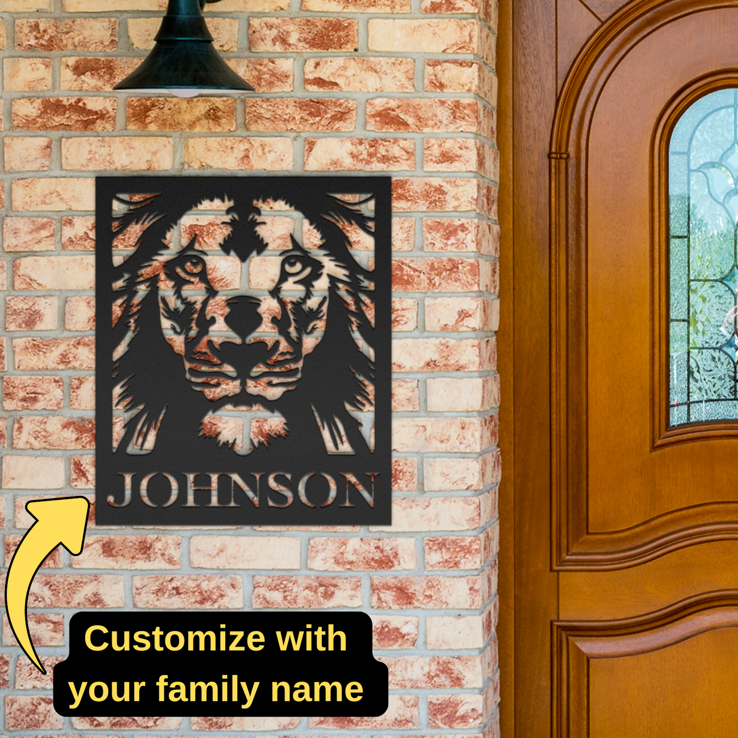 Lion Of Judah -  Family Name Sign