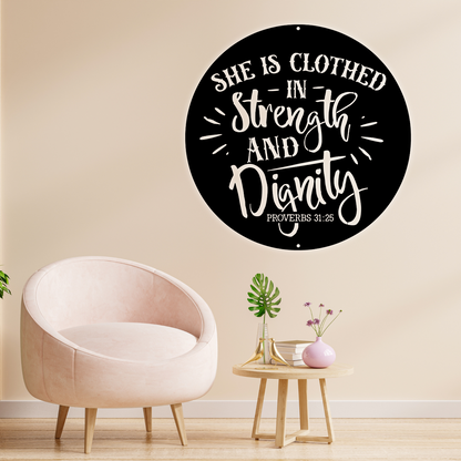 She Is Clothed In Strength - Proverbs 31:25
