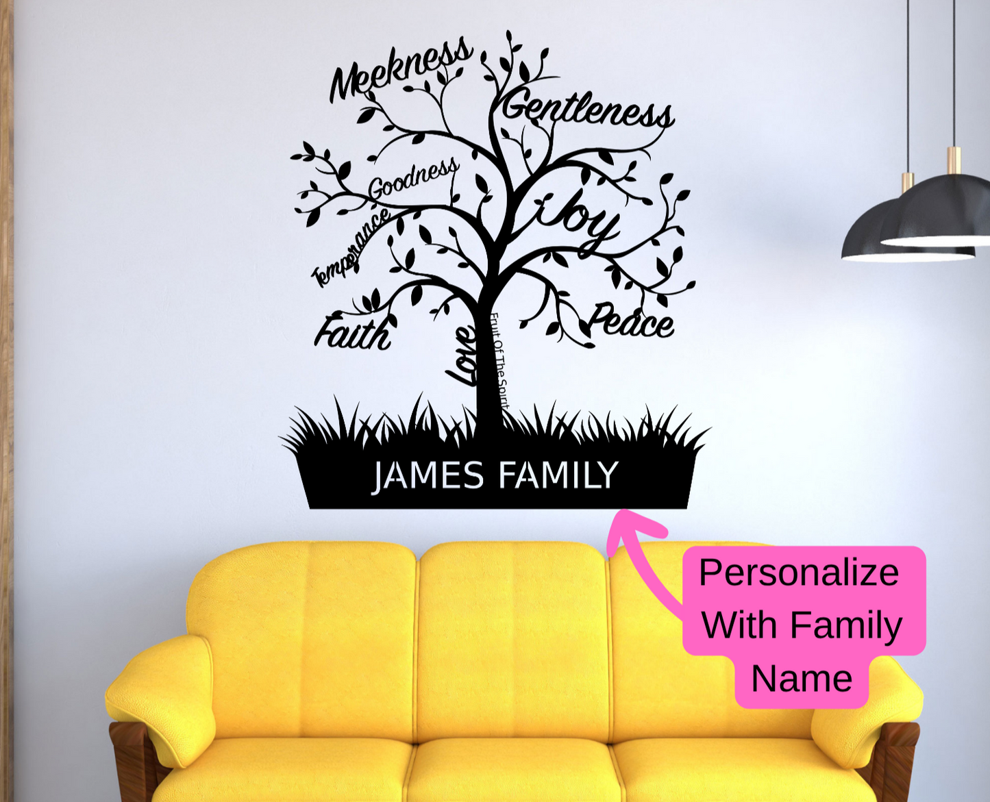 Fruit Of The Spirit - Custom Family Name