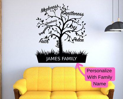 Fruit Of The Spirit - Custom Family Name