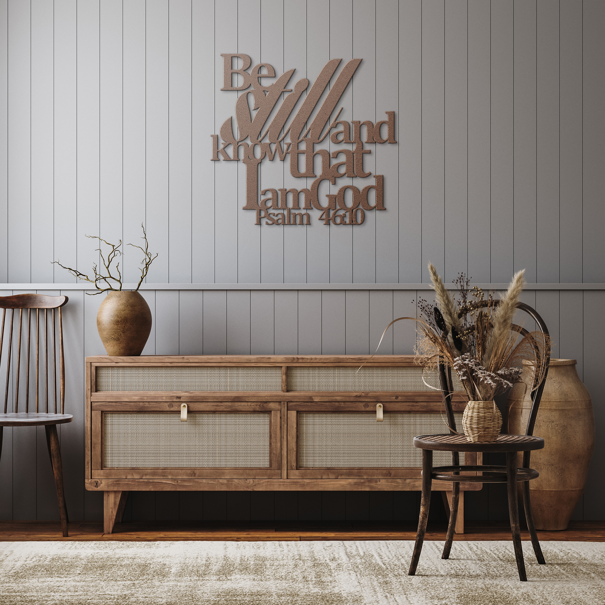 Be_still_and_know_that_I_am_God_Psalm_46_Copper_Rustic_Hallway_Mockup.png