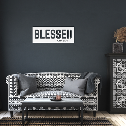 Blessed_Metal_Sign_Wall_Art_White_Dark_Living_Room_Mockup.png