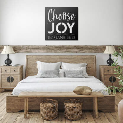 Choose_Joy_Metal_Wall_Art_Black_Farmhouse_Bedroom_Mockup.png