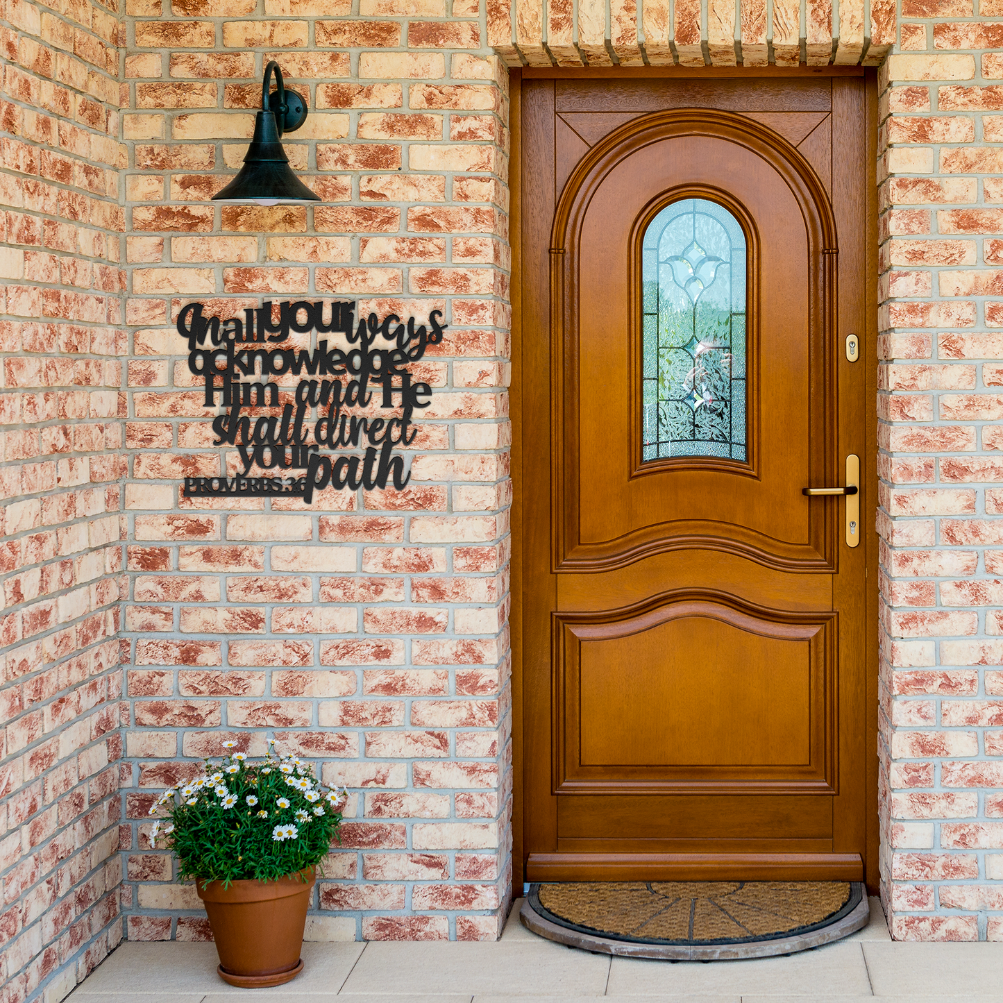 Christian_Metal_Wall_Art_Proverbs_36_M_Black_Brick_Entrance_Mockup.png
