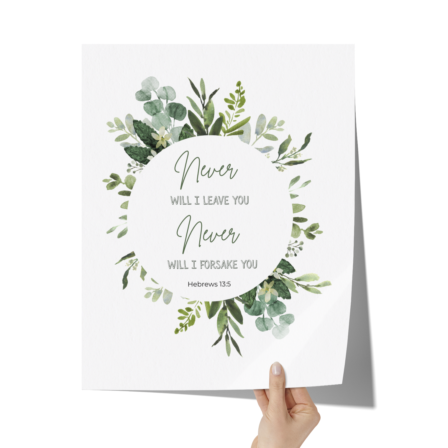 Never_Will_I_Leave_You_-_Hebrews_135_11x14_Hand_V_Mockup.png