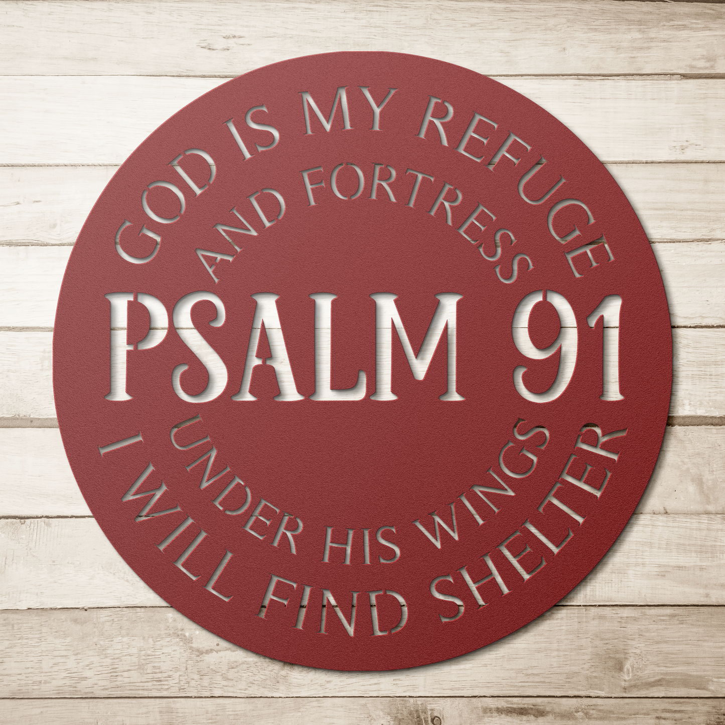 Psalm_91_Metal_Wall_Art_-_God_Is_My_Fort_Red_Simple_Wood_BKGD_Mockup.png