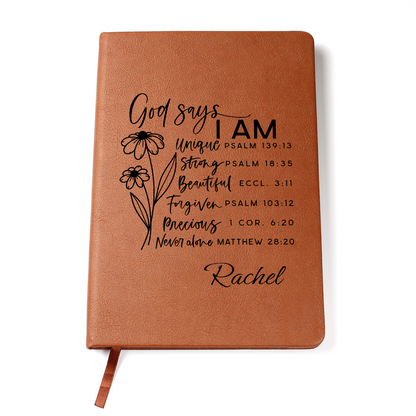 God Says I Am Prayer Journal