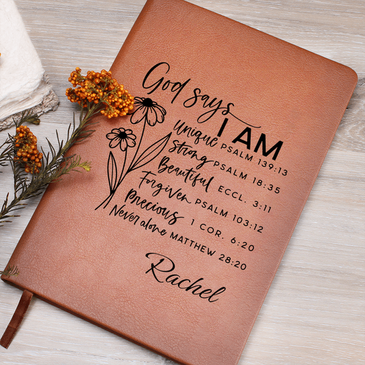 God Says I Am Prayer Journal