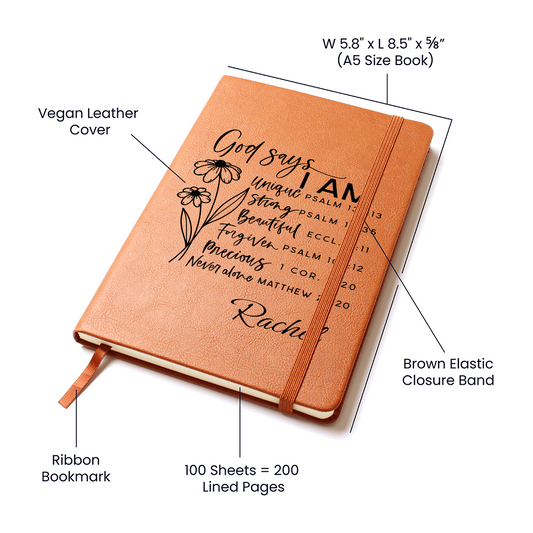 God Says I Am Prayer Journal